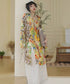 Floral Leopard Long Blouse